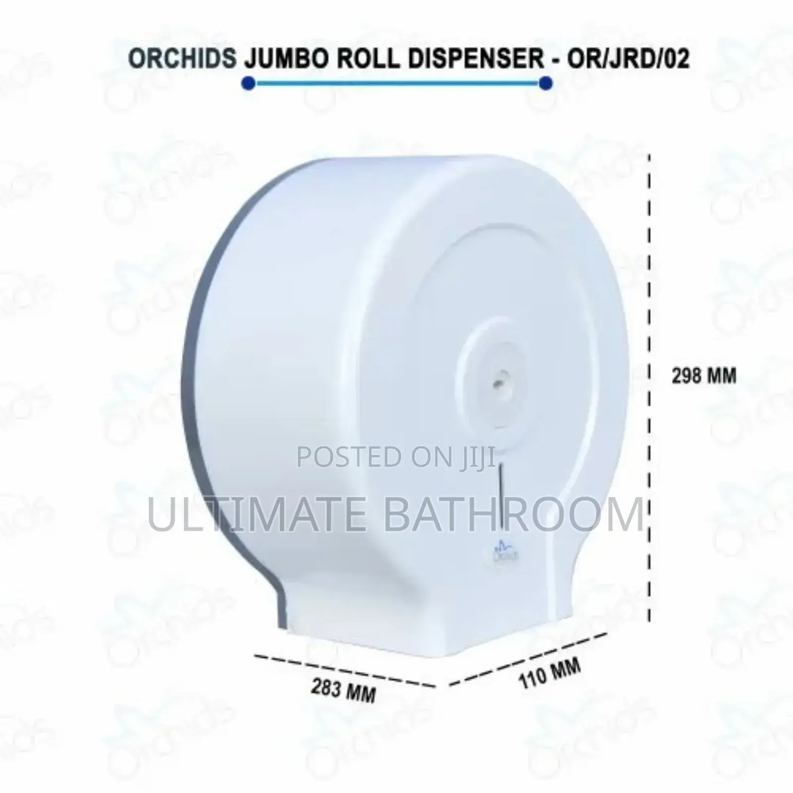 White Jumbo Tissue Paper Holder