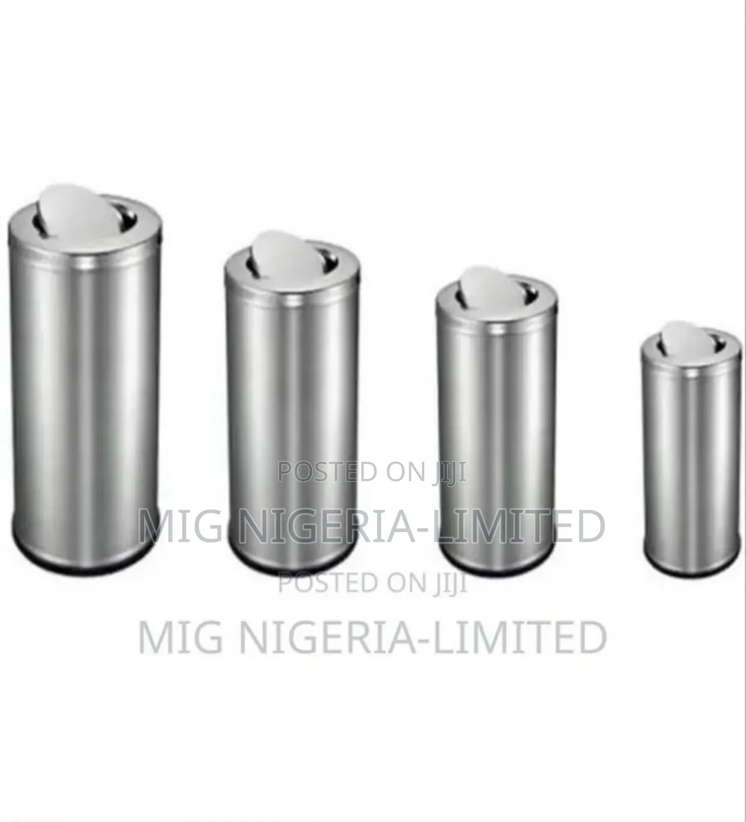30l Industrial Stainless Swing Dustbin Torch to Open