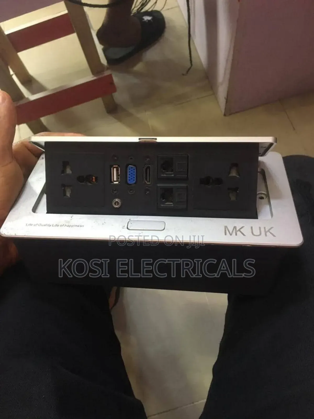 13a Double Multi Purpose Table Socket