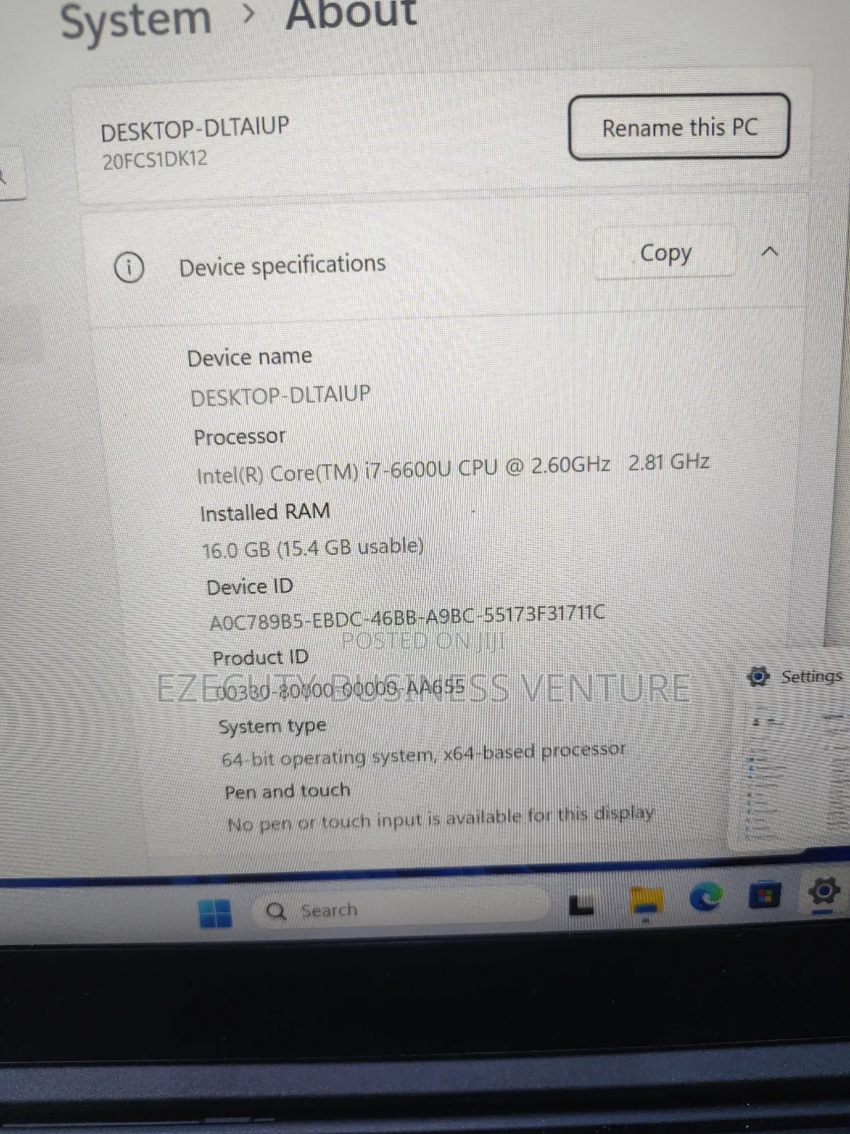 Laptop Lenovo ThinkPad X1 Carbon 16GB Intel Core I7 SSD 256GB
