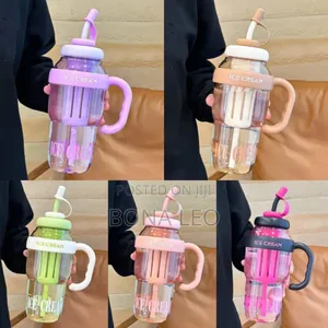 Portable 1300ml Summer Plastic Cup