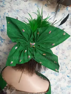 Moulded Fascinator Cap With Ashoke