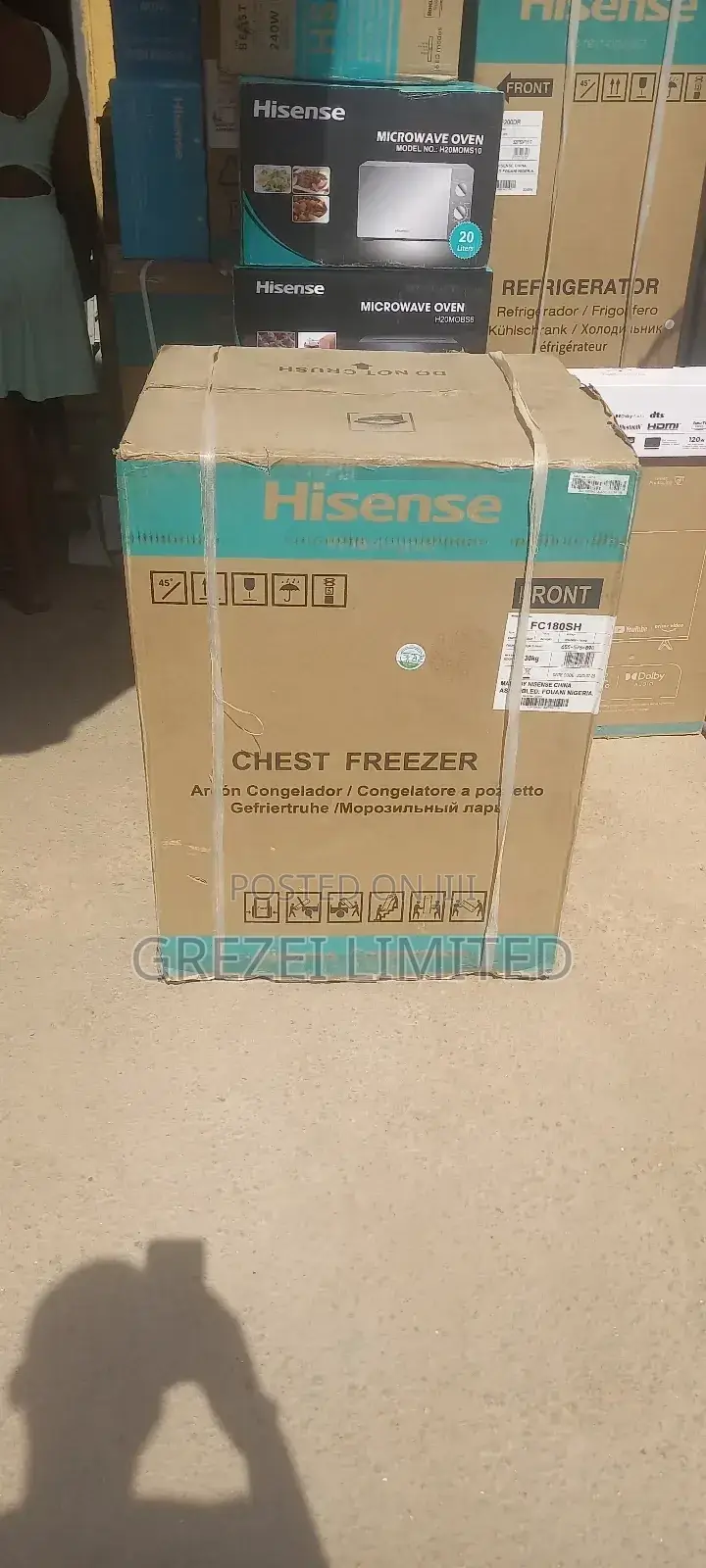 Hisense Frezzer Model 180sh