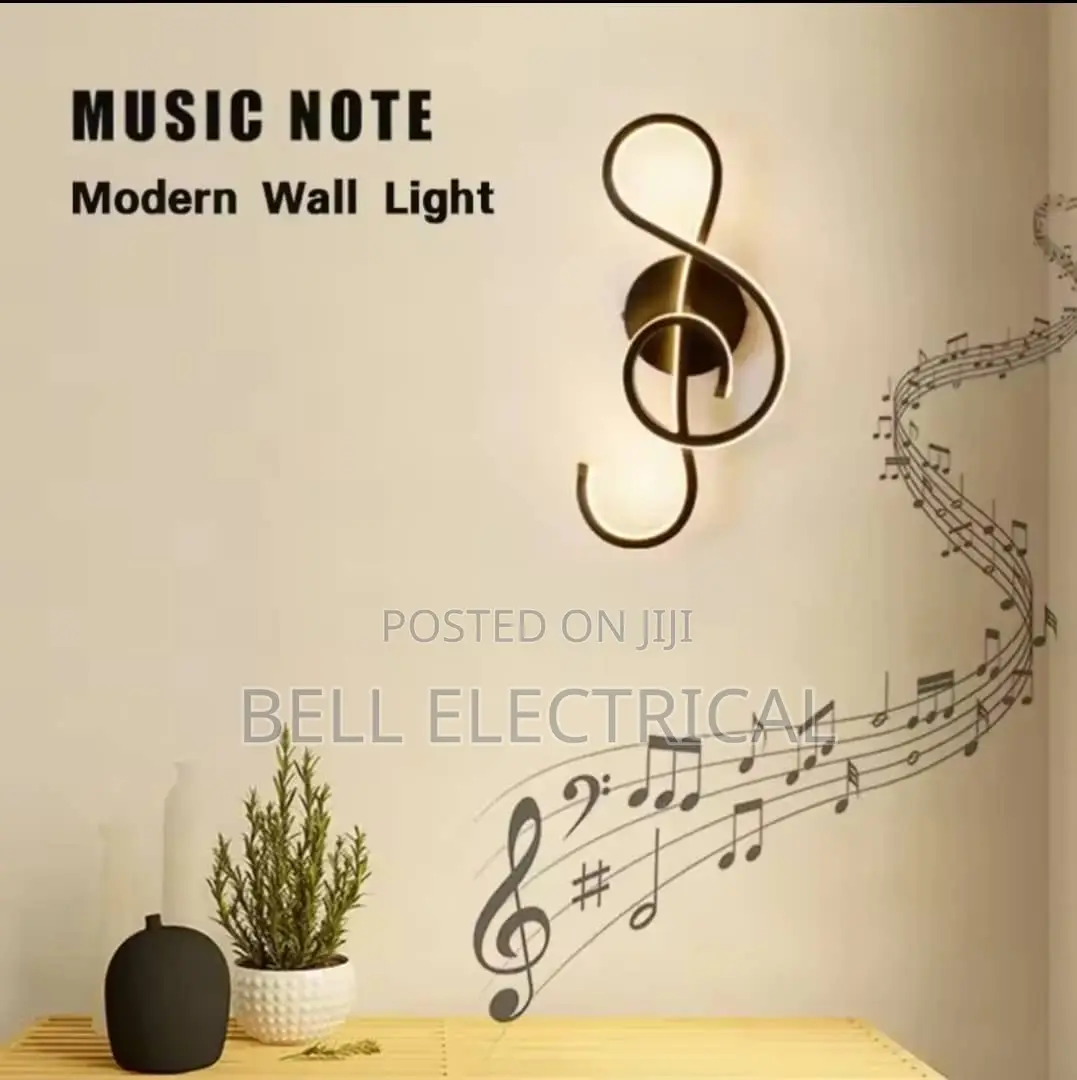 Music Note Wall Light