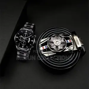 Photo - Men’S Gift Set (Belt and Wristwatch)
