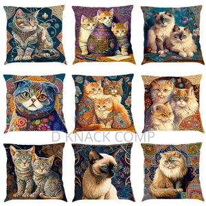 Throw Pillowcase Sofa Cushion Pillow Cover - 45x45cm