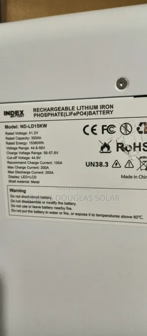 15kwh Index Lithium Battery