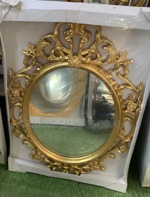 Gold Flame Mirrors