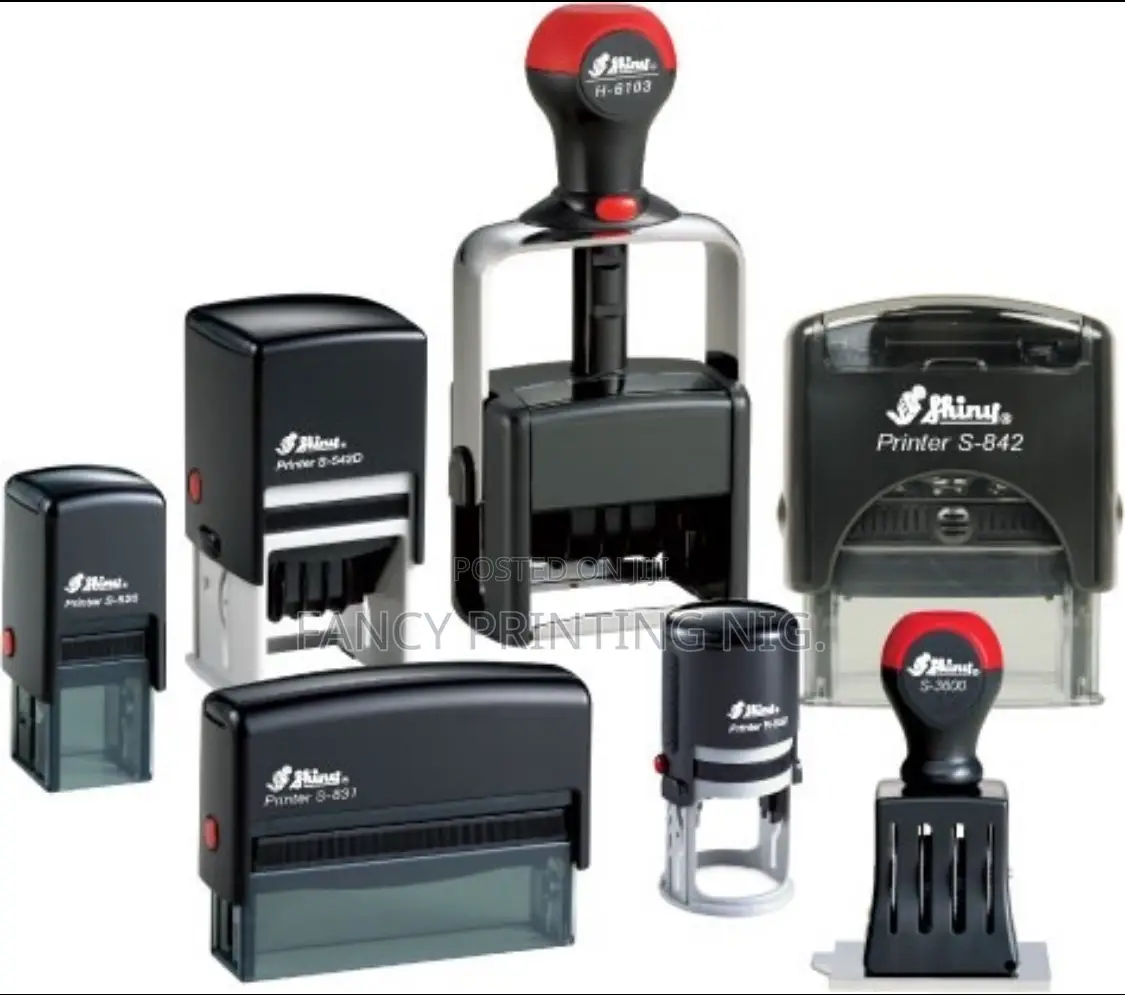 Personalised Self-Inking Round and Rectangle Stamps