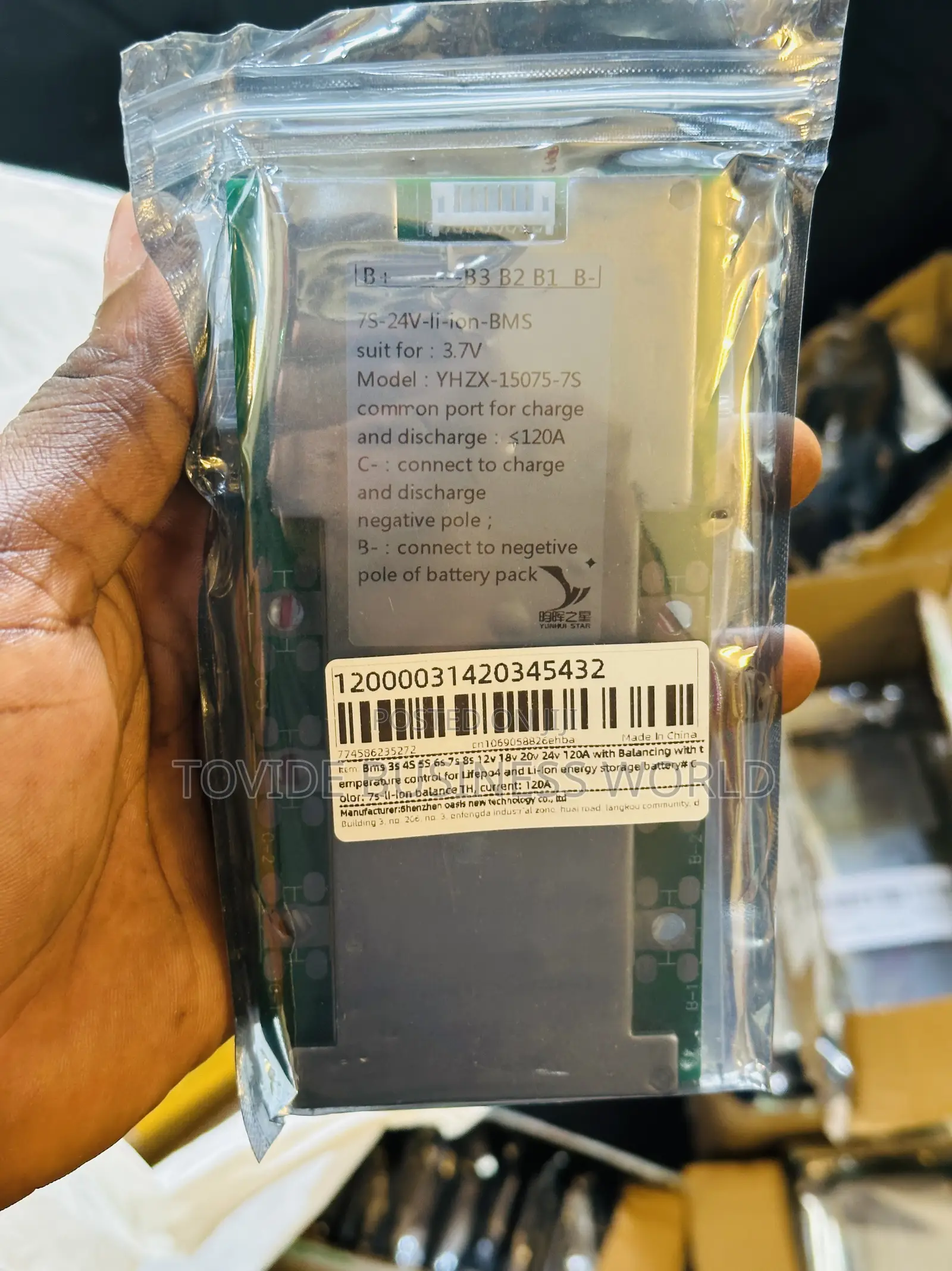 7s 120a BMS – Powerful Reliable Battery Protection
