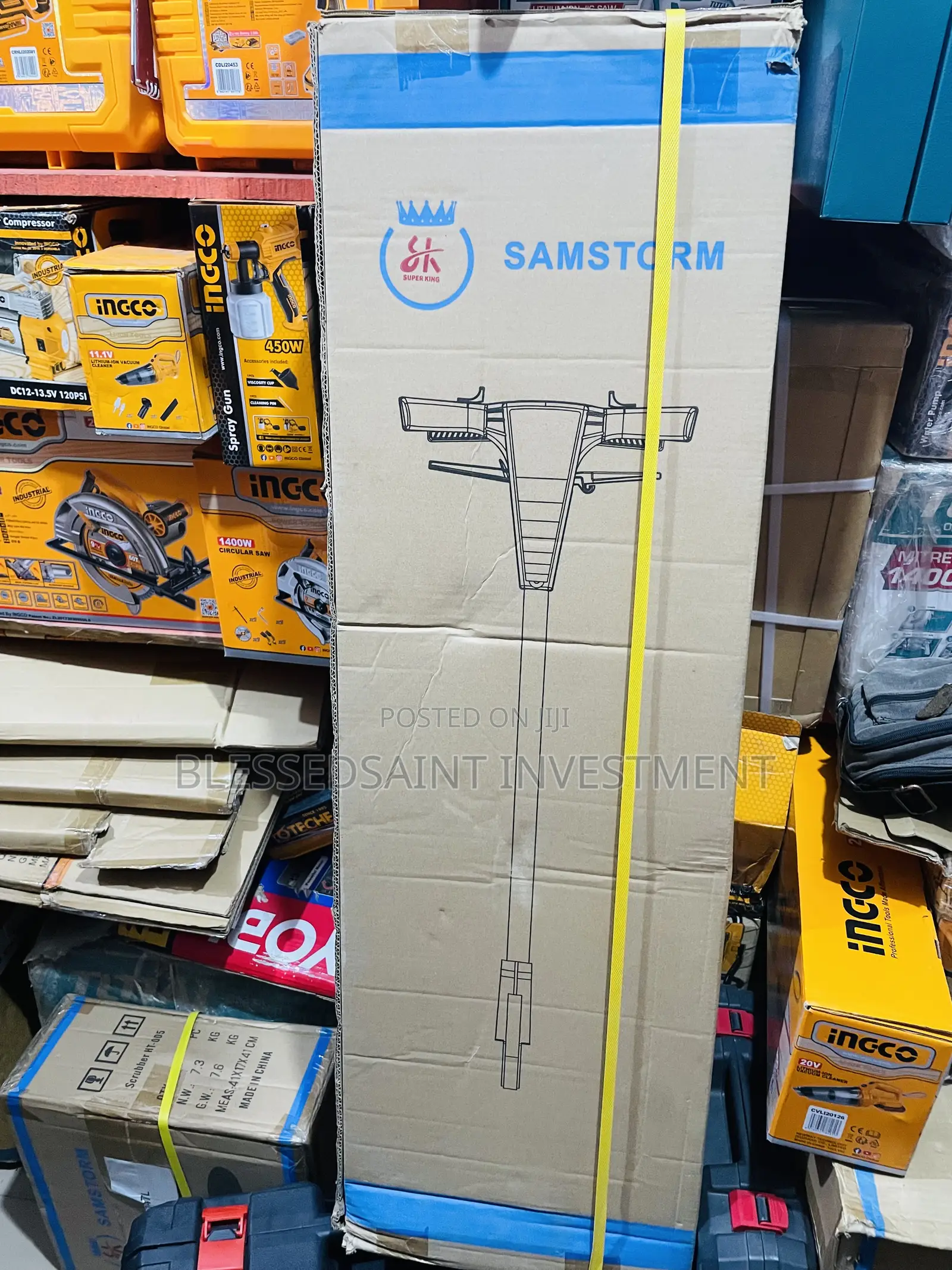 Samstorm Scrubbing Machine
