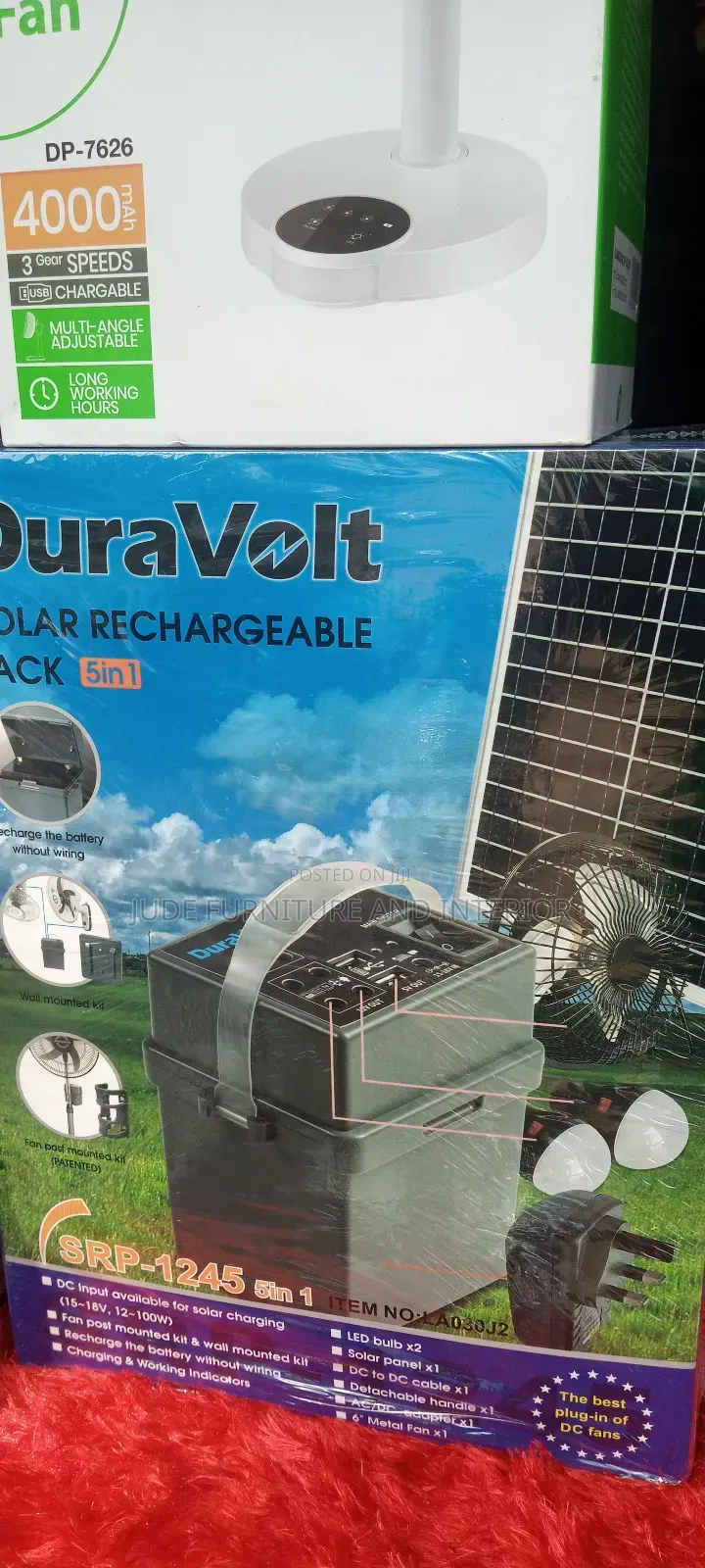 Solar Rechargeable Pack