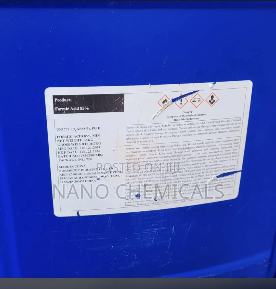 Nitric Acid, Formic Acid