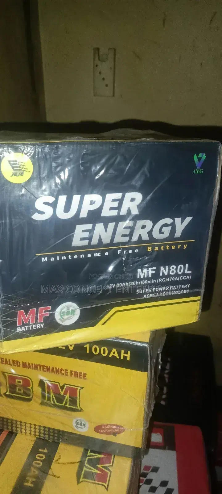 75amps Car Battery Original