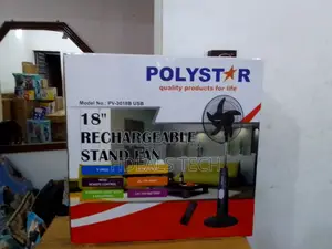 Best Bargain Polystar Rechargeable Standing Fan