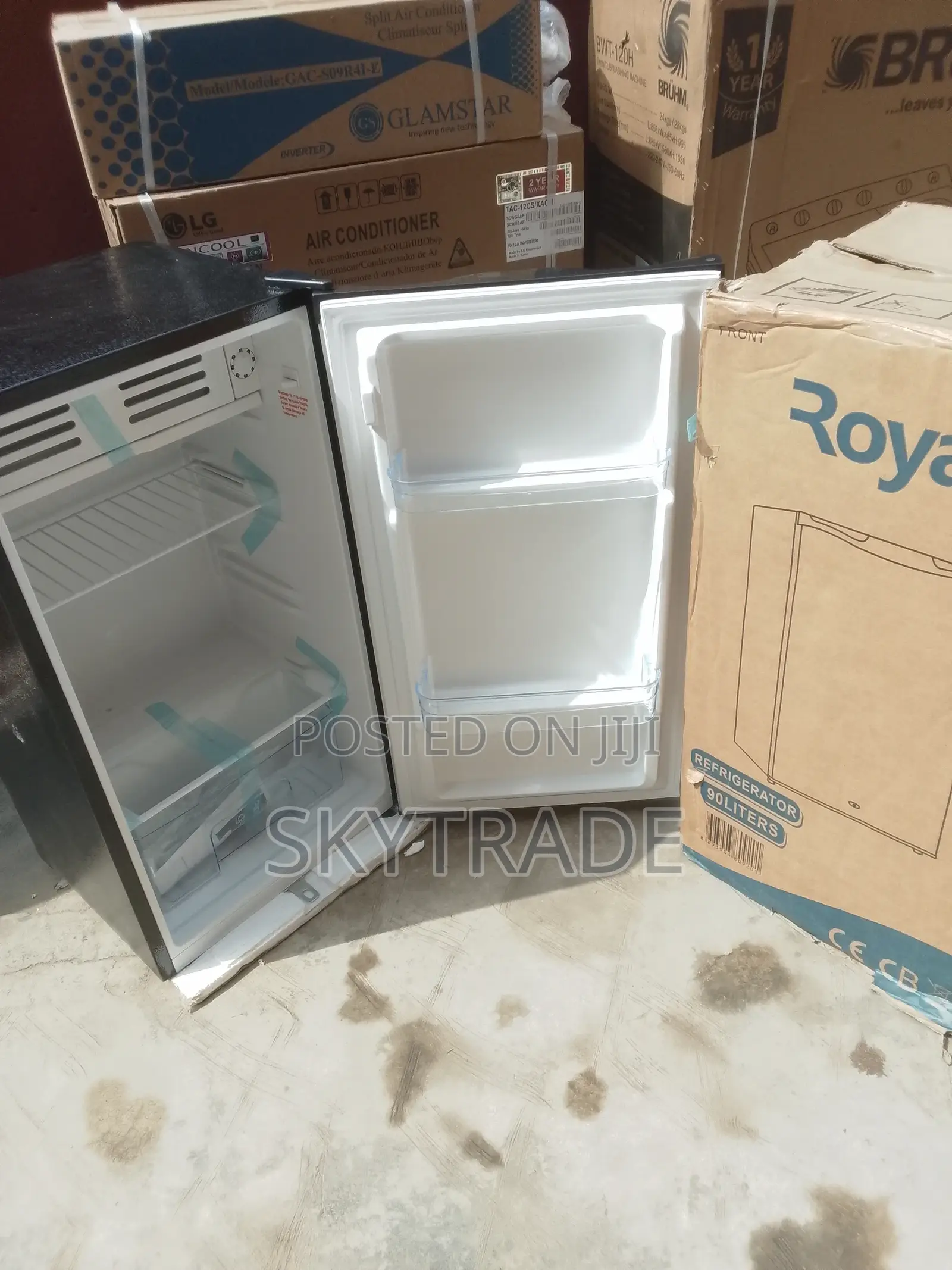 Royal 90l With Single Door Key Refrigerator