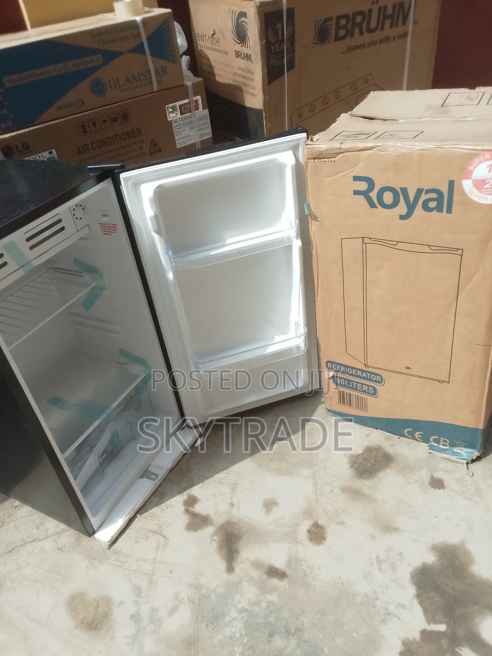 Royal 90l With Single Door Key Refrigerator