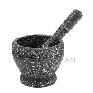 Kitchen Grinding Crusher Bowl Mortar Pestle Spice Grinder