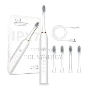 Six-Speed Electric Toothbrush Usb Charging-White