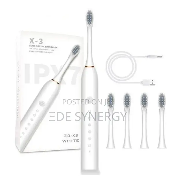 Six-Speed Electric Toothbrush Usb Charging-White