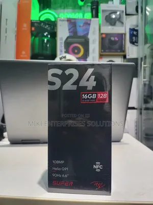 New Itel S24 128 GB Black
