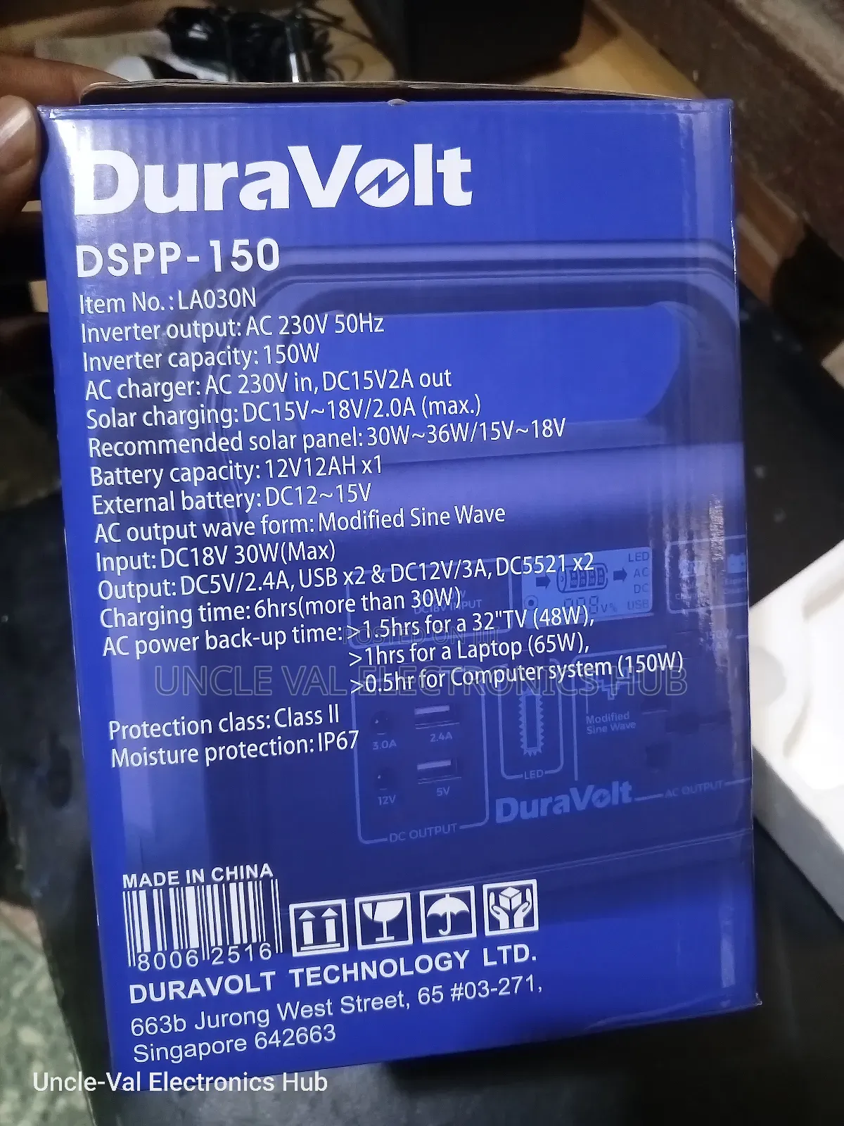 Duravolt Solar Generator 150w