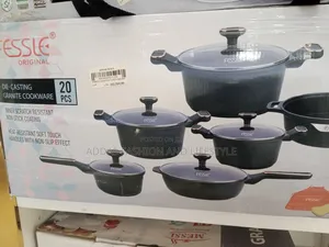 Photo - Fessle Die-Casting Granite Cookware 20pcs