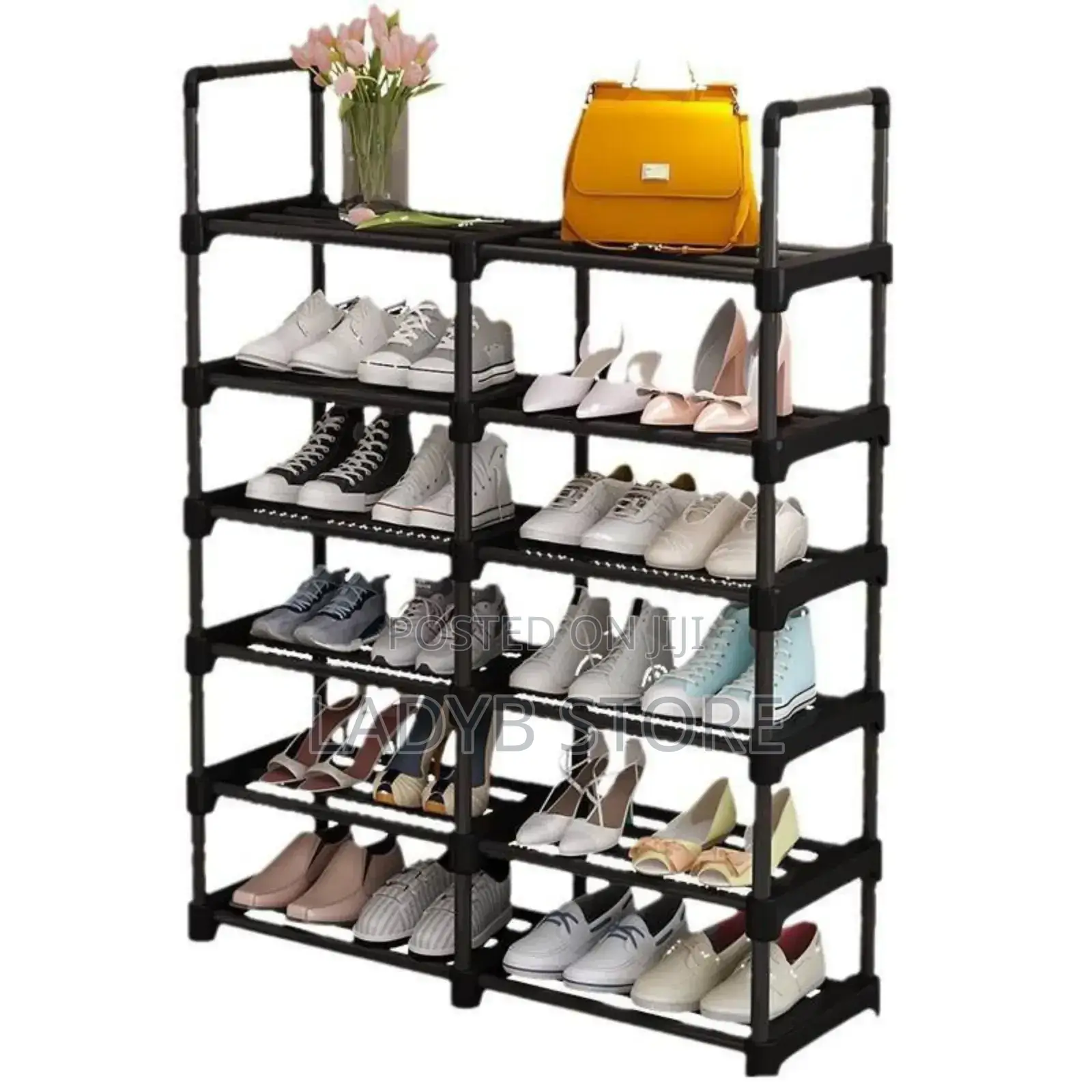 Double 6layers Shoe Rack