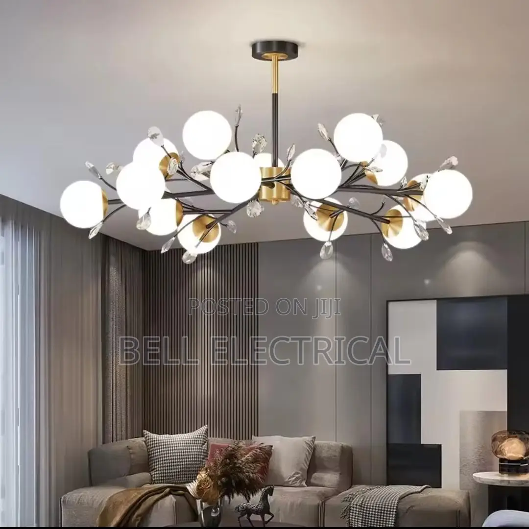 Modern Luxury Crystal Branch Chandelier