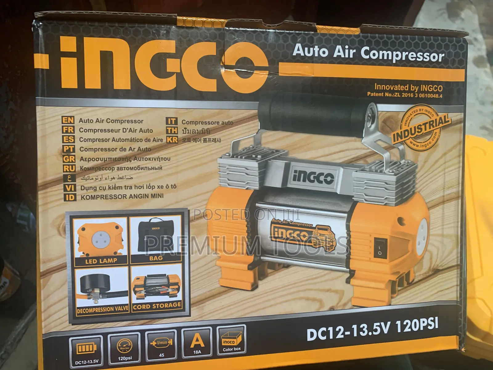 Ingco Auto Air Compressor