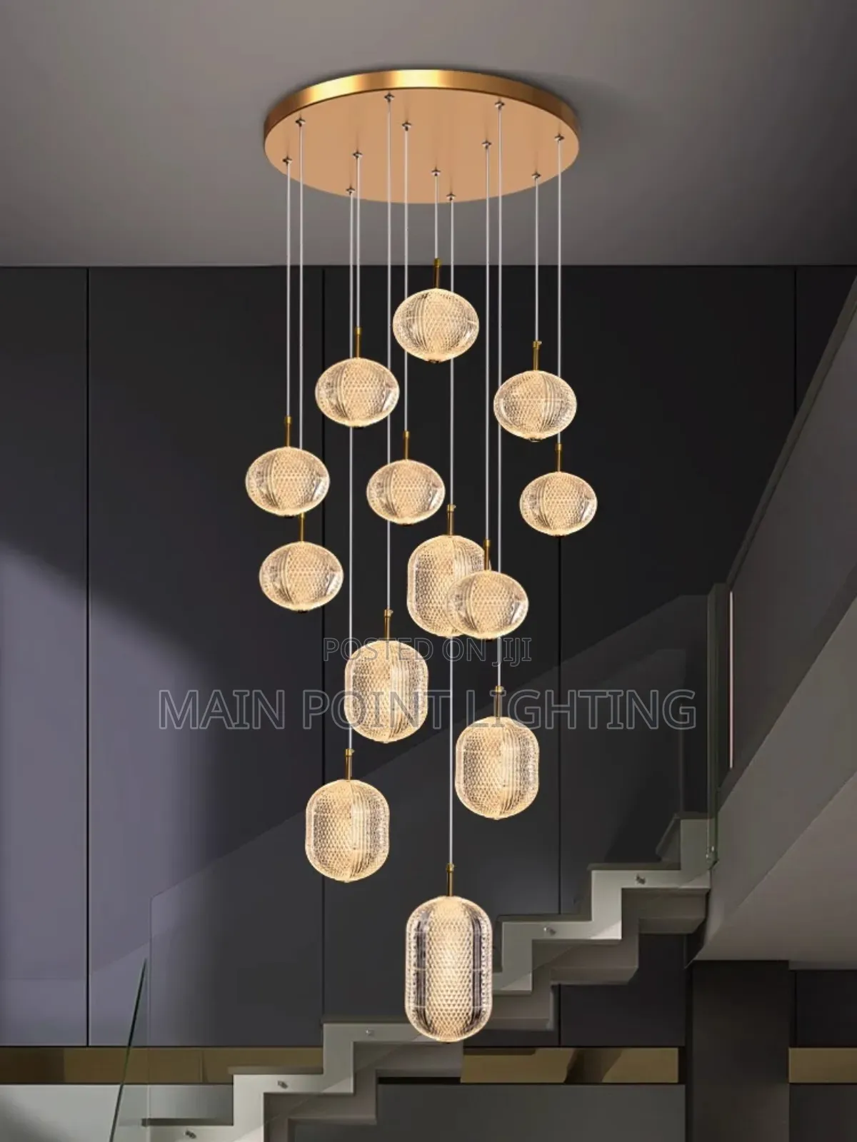 Staircase Chandelier Light.