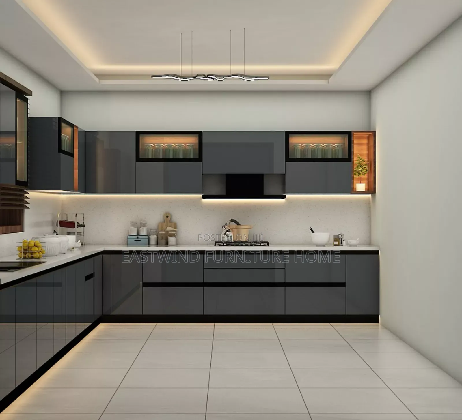 Well Fitted Kitchen Cabinet