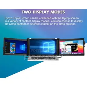 Triple Screen Laptop Workstation External Monitor for Laptop