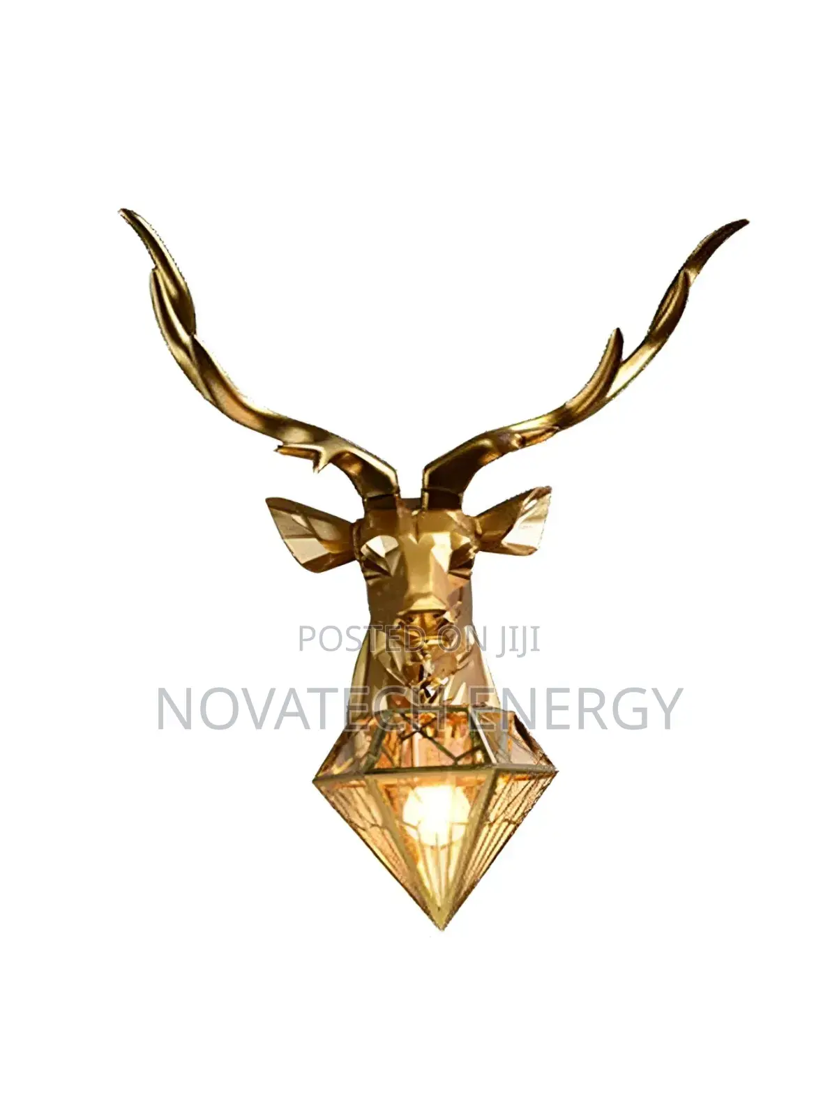 Deer Head Sculpture Wall Bracket Light for Homes