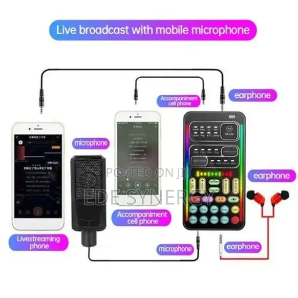 I9 Voice Changer Full Kit Multiple Audio Effect Bluetooth