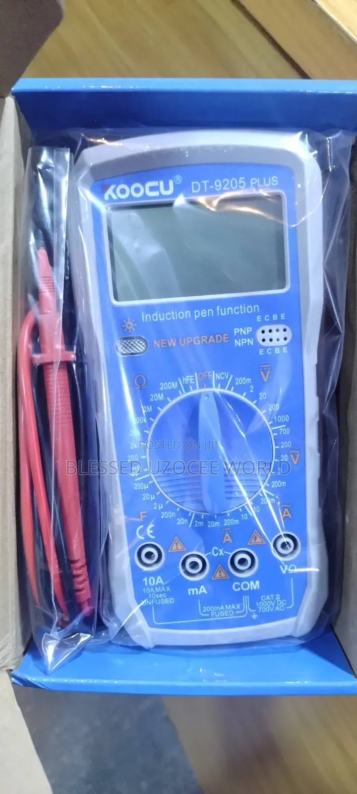 Koocu Dt-9205 Plus Digital Multimeter Tester Device Tool