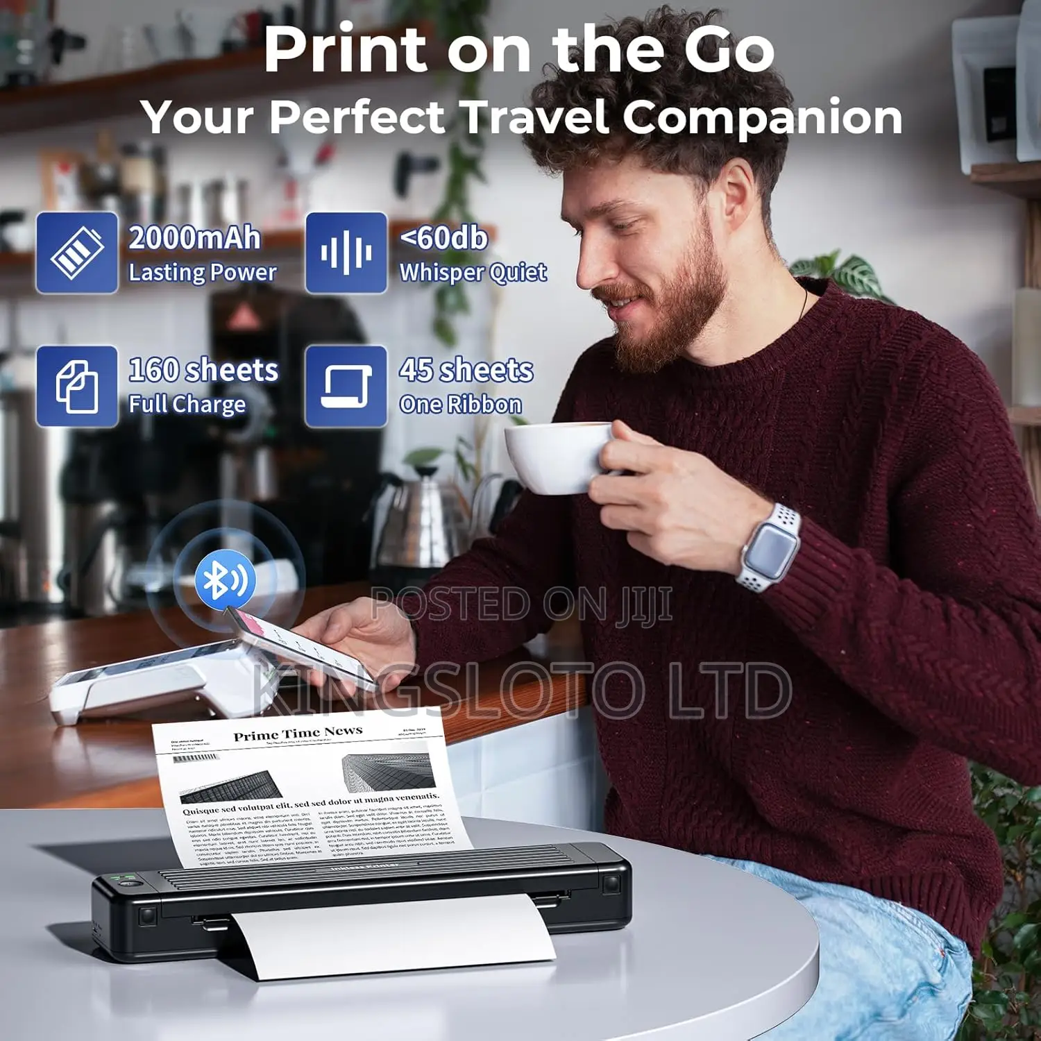 Portable Printers. Paper for Phone Laptop, Transfer Printer