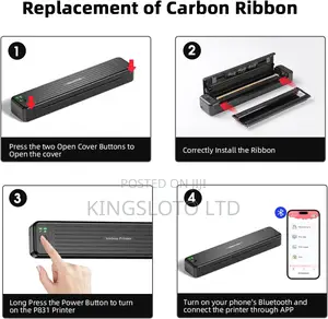 Portable Printers. Paper for Phone Laptop, Transfer Printer