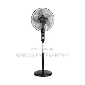 Maxi 18 Inch Rechargeable Fan Black-Maxifan45ac