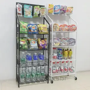 Snacks Display Stand With 5 Free Hanging Hooks