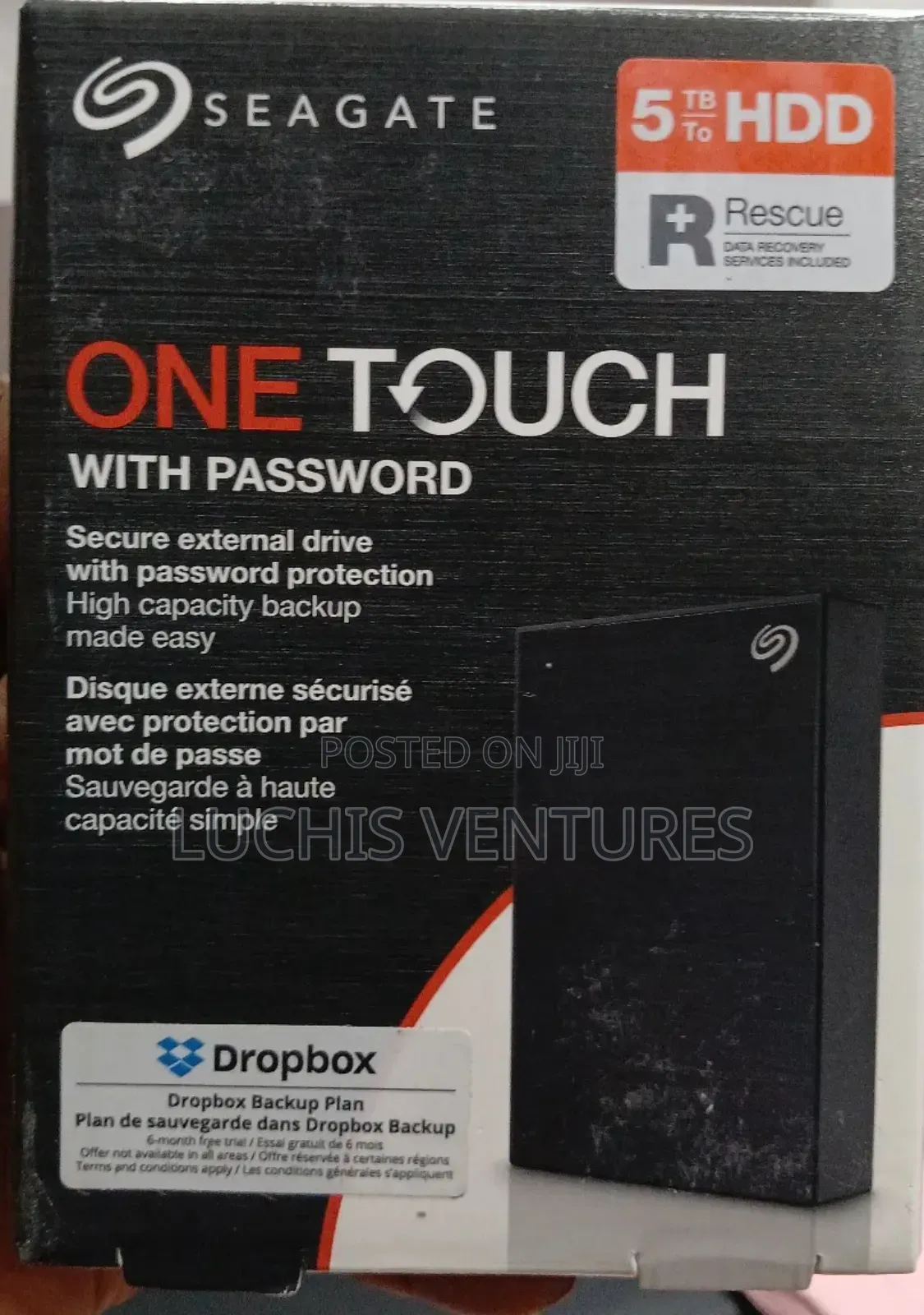 Seagate 5tb External HDD One Touch