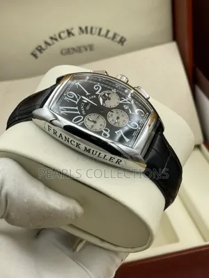 Frank Muller Leather/Chain Wristwatch Automatic Chronograph