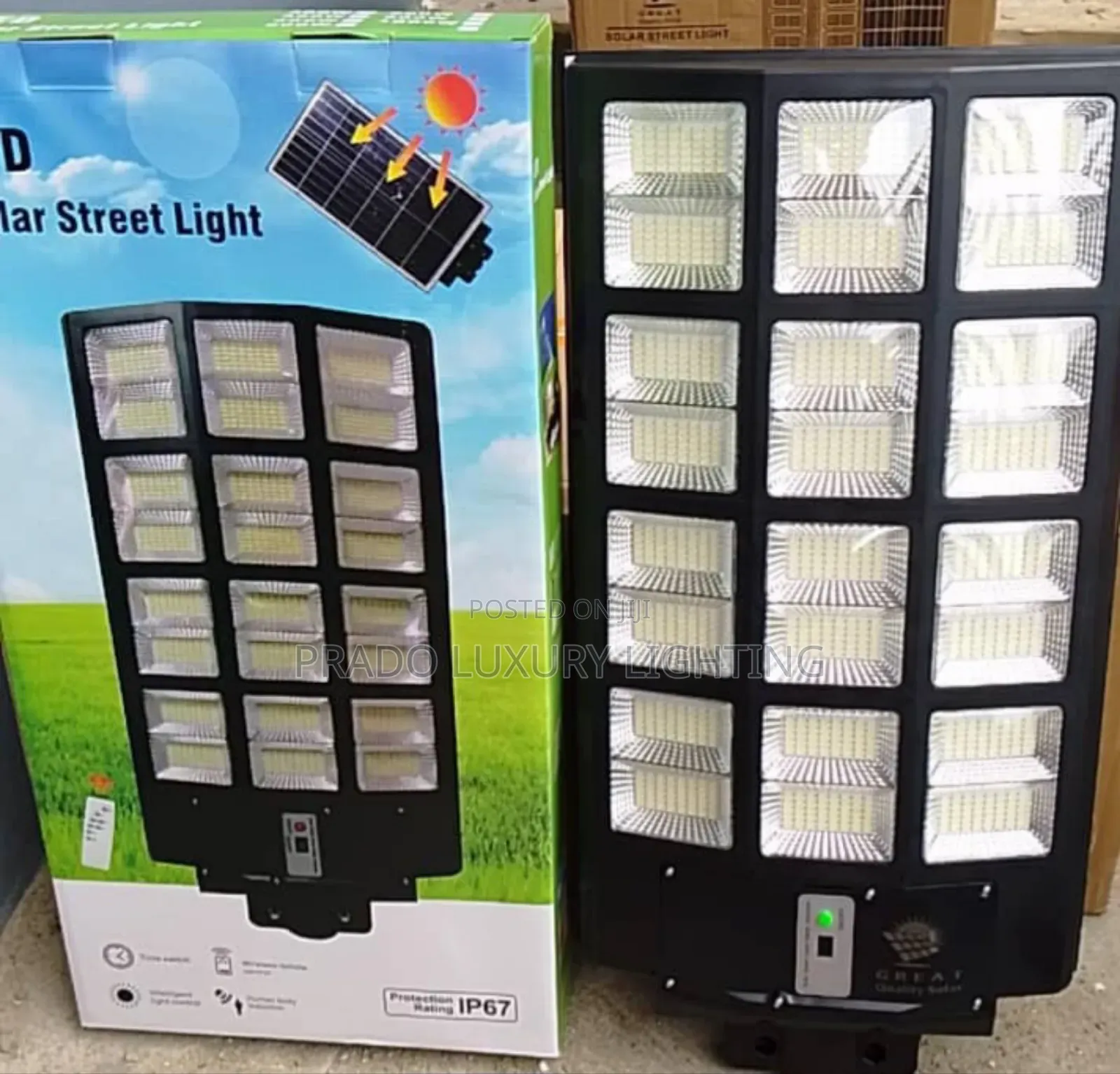 Solar Steel Light