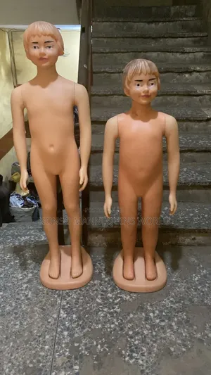 Plastic Unisex Kids Mannequin Of. Different Ages And Sizes