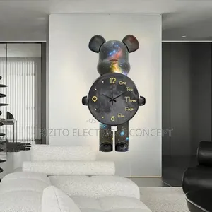 Photo - Led Wall Bear With Working Clock