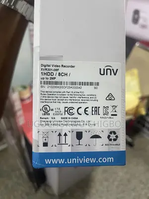 Uniview 8 Channel DVR 2mp
