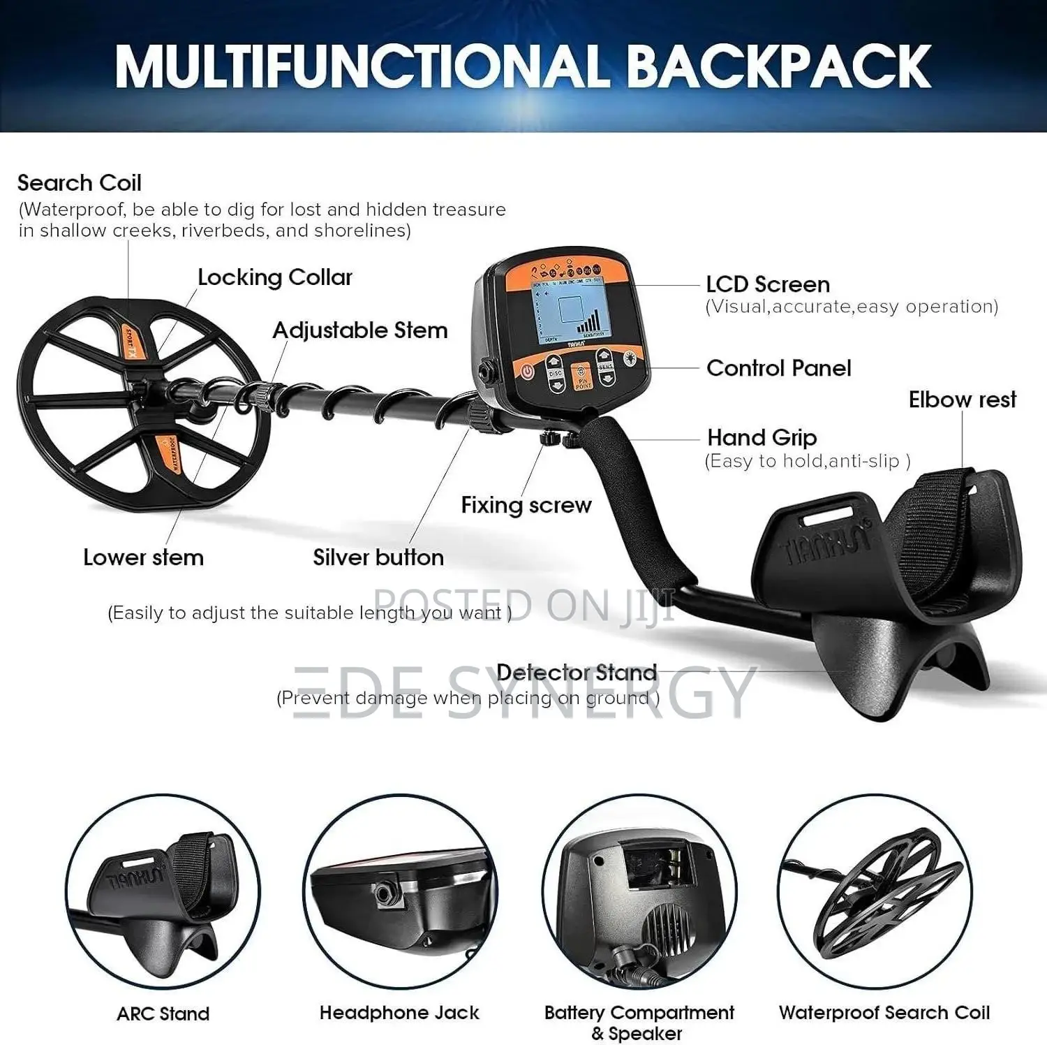 Professional Metal Detector With High Sensitivity