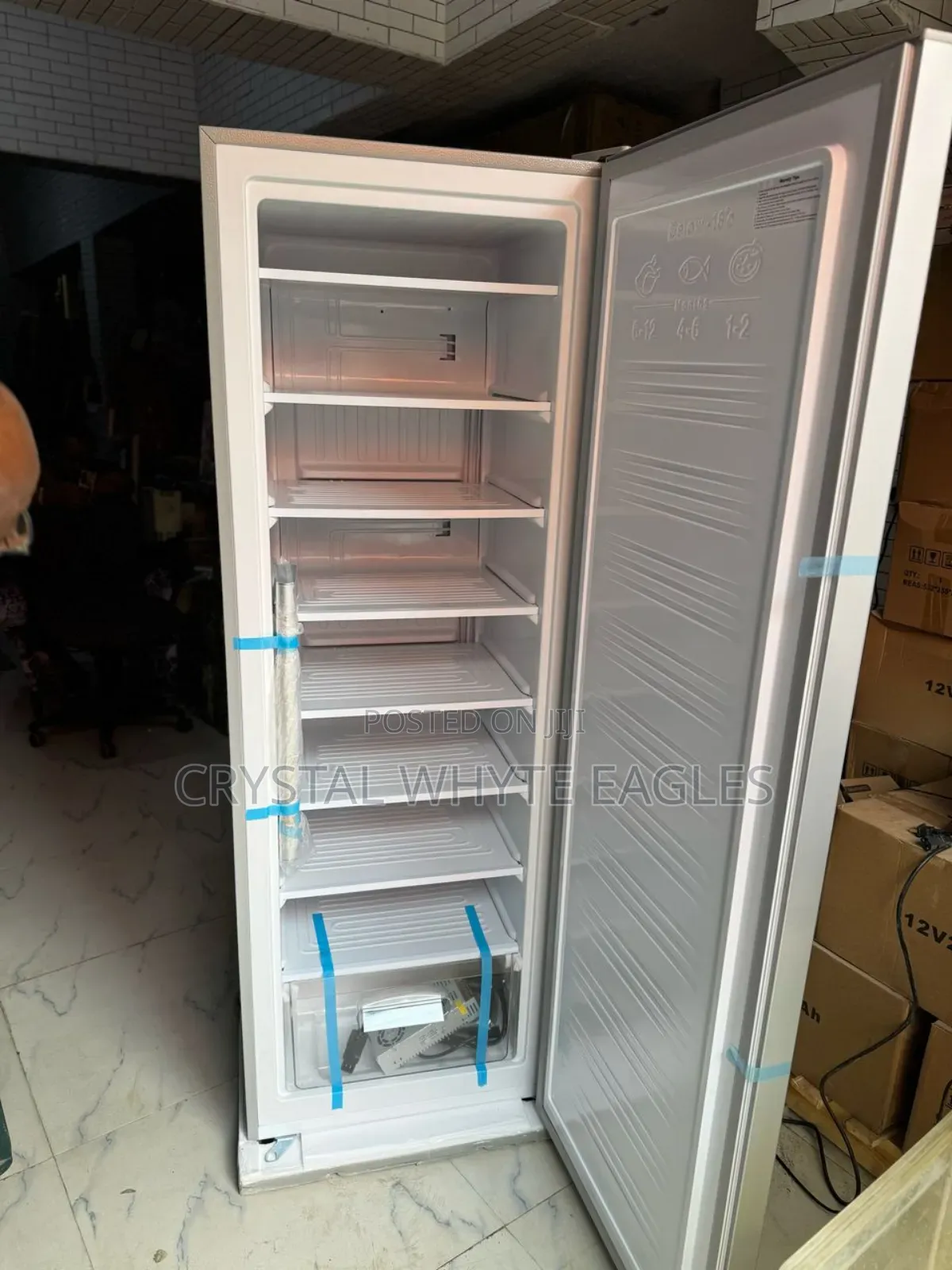 185l Solar Standing Freezer
