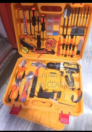 Complets Set of Tools With Cordless Drilla