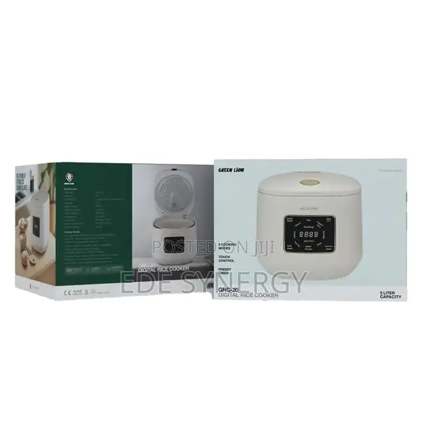 Digital Rice Cooker 5l - White